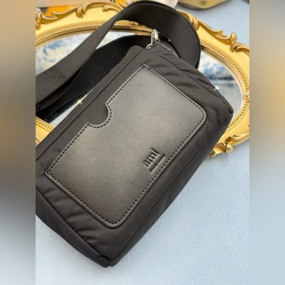 🆕 AMI PARIS 🧿 NWOT Ami de Cœur Crossbody Lunch Box Bag - Picture 10 of 16